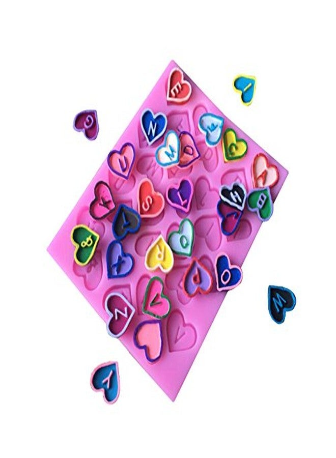 Futaba 3D Heart Letters Shape Mold - Image 2